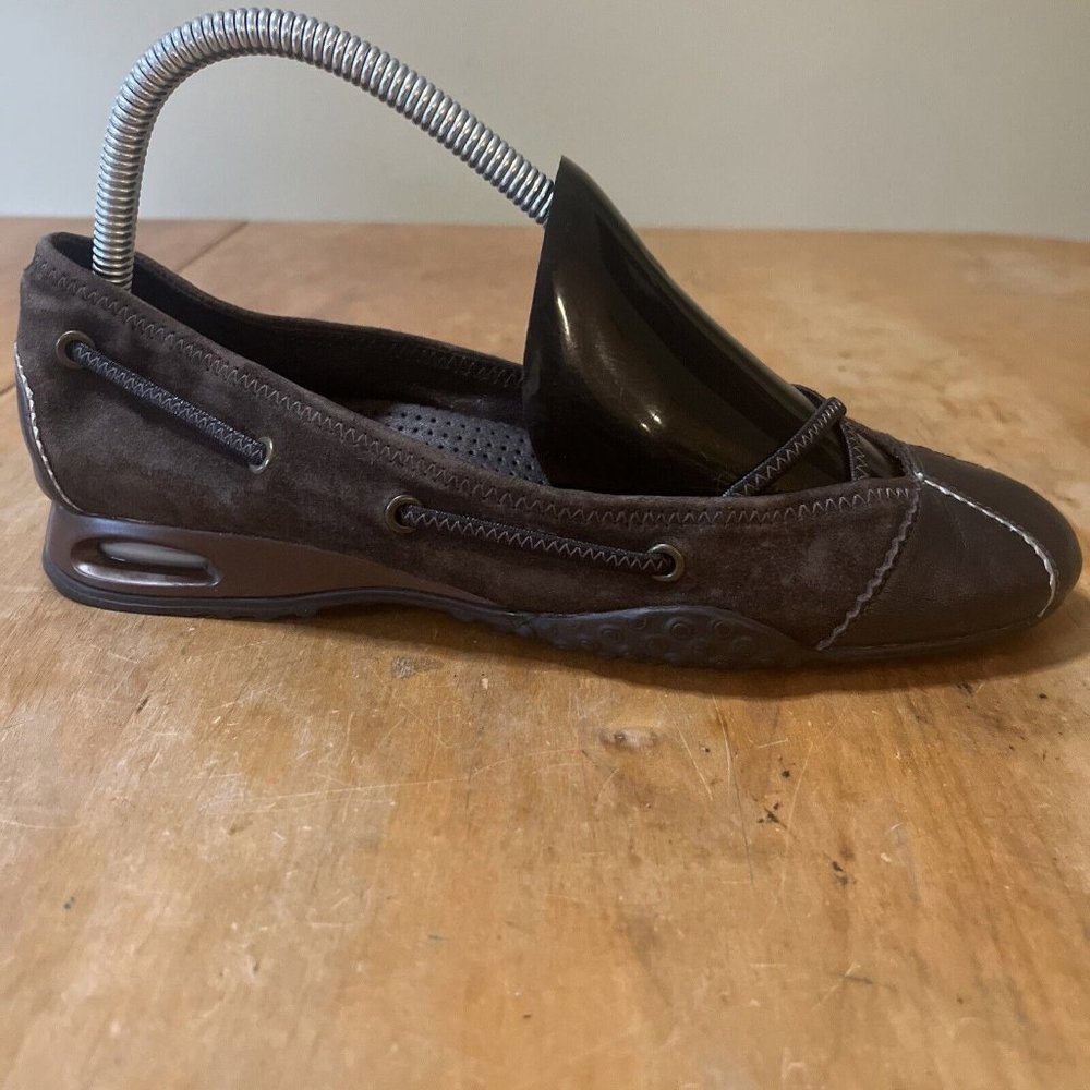Cole Haan Brown Leather Suede Loafers D22551 Sz 7.5M